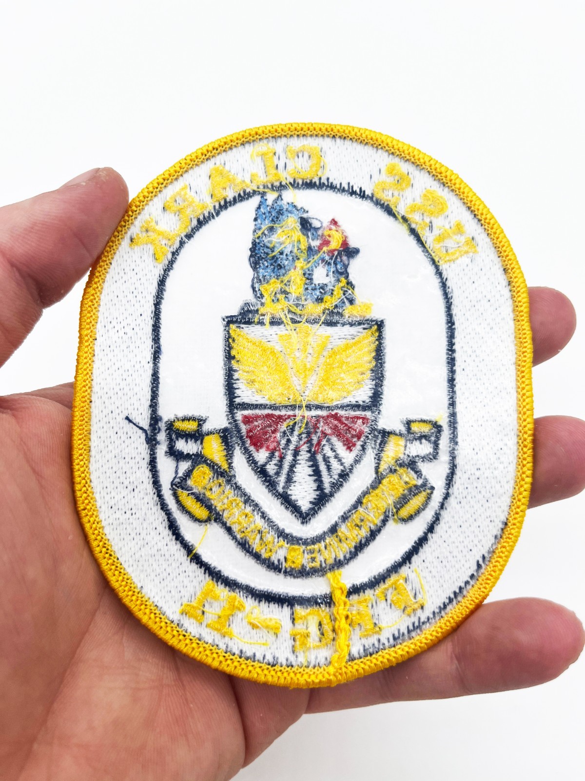 USS CLARK FFG-11 Patch – Sew On, 4 in