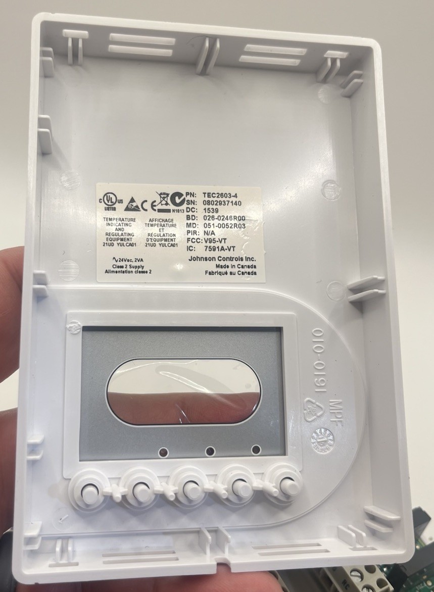 Johnson Controls TEC2603-4 BACnet 2 Heat 2 Cool Networked Thermostat Controller