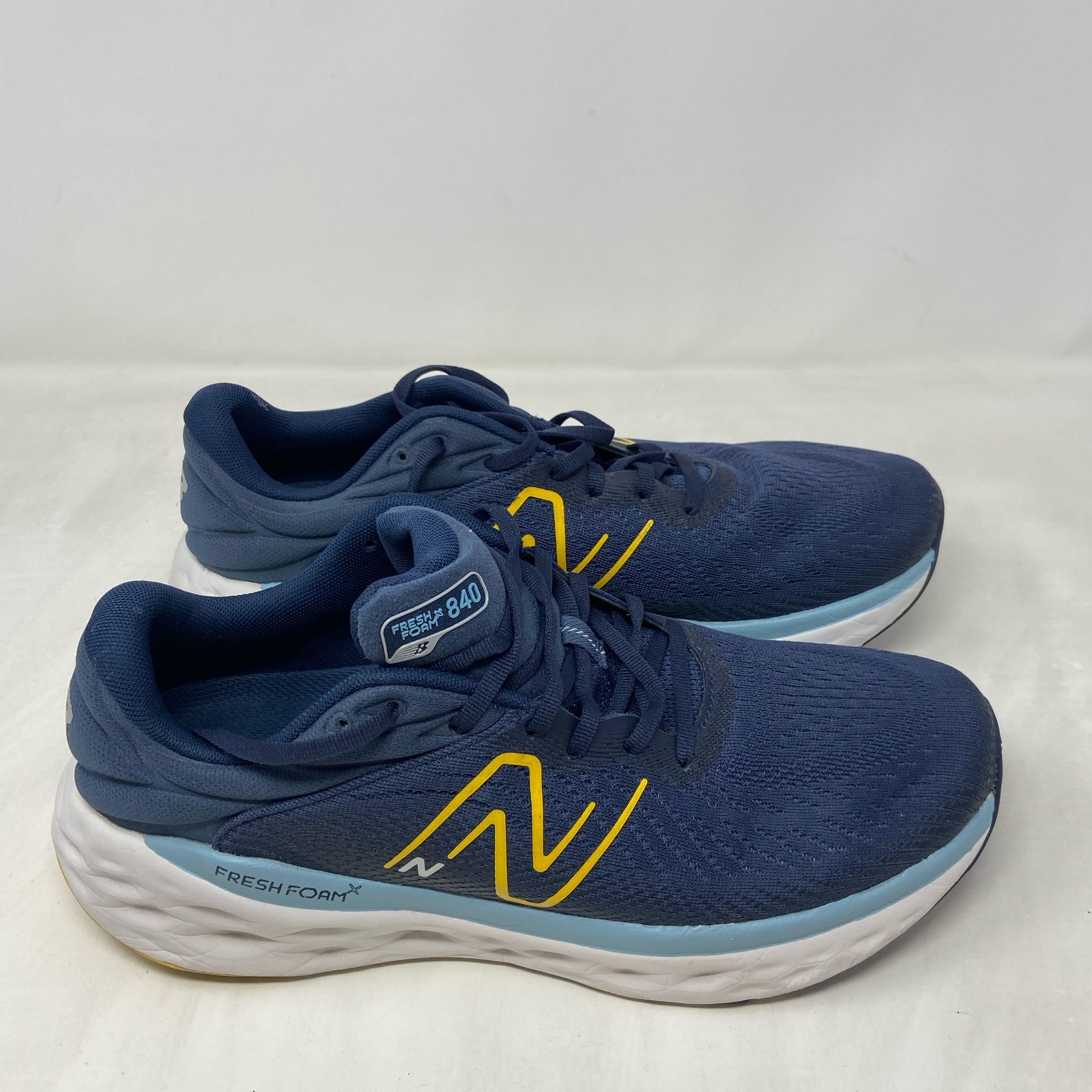 New Balance Fresh Foam X 840v1 Navy/Yellow Men’s 12 Running Shoes