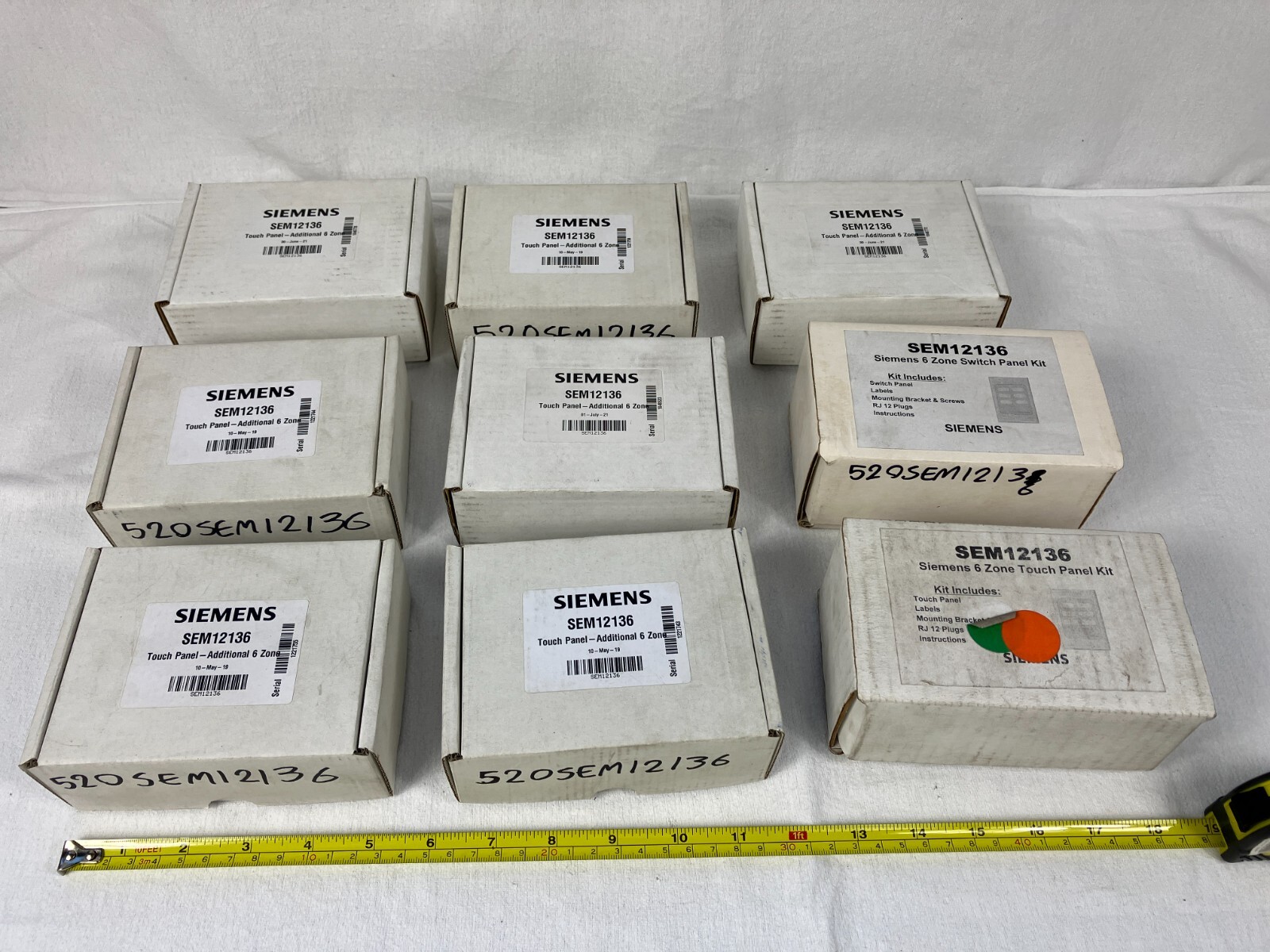 Siemens SEM12136 Touch Panel - Additional 6 Zone - 12429-1217410 - Unused