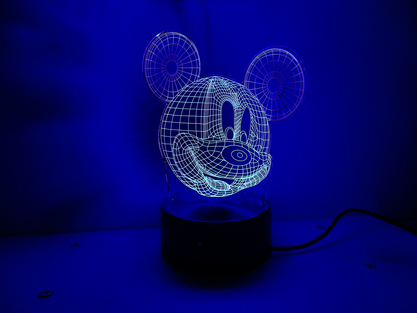 Nightlight MICKEY MOUSE Creative 3D Visualization Lamp