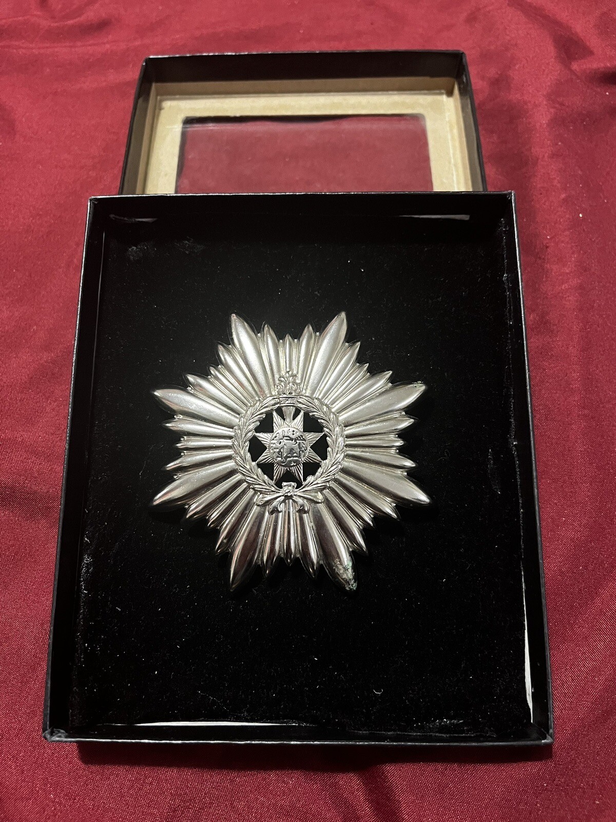 Iraq/ Vintage Iraqi Seniors Police Officers Large Pin Badge Early 1960’s, Rare