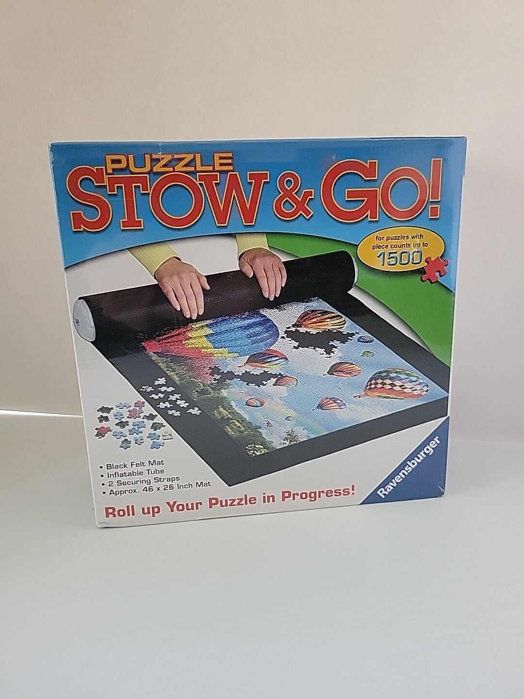 New Ravensburger Puzzle Stow & Go Storage System Roll Up Mat 46x26” 1500 Pcs mmc