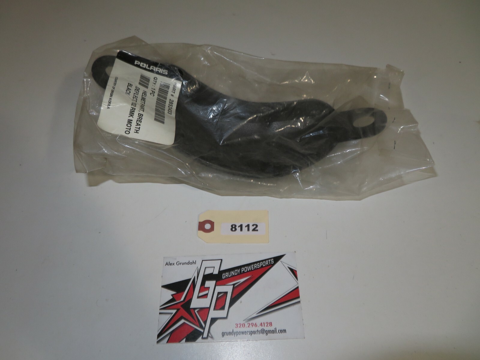 Polaris - NOS Breath Deflector RMK BLK Qty 1 - 2852433