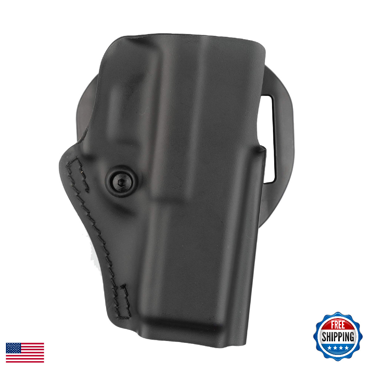 Safariland 5198 Open Top Slide Combo Colt 1911 Officers 3.5 Plain Black Right