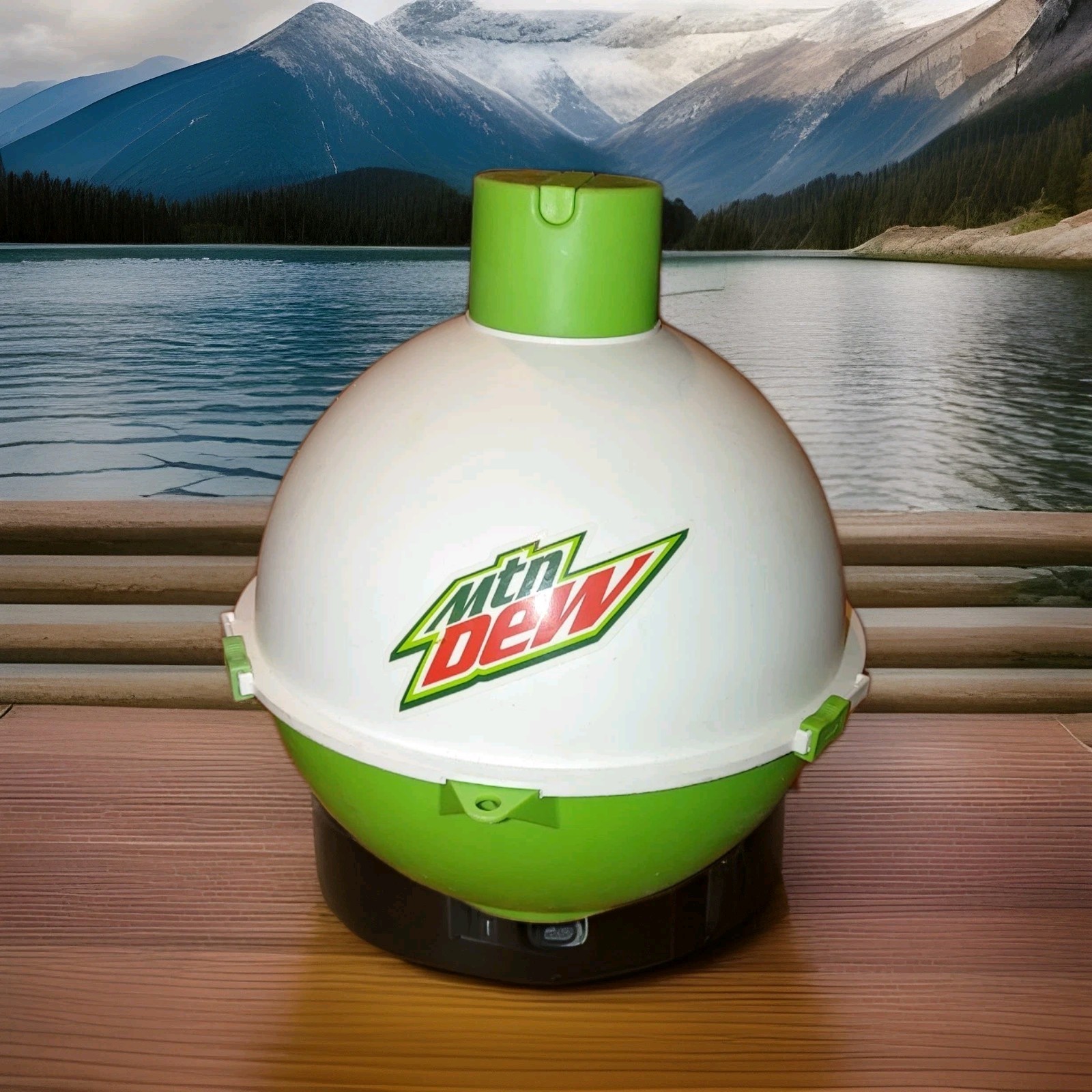 Mountain Dew Mtn Dew Novelty "Fishing Bobber" Cooler 13" Diameter