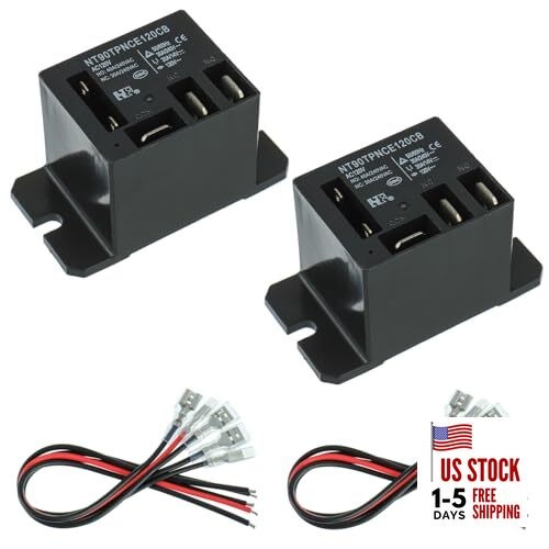 NT90-AC120V-10X Power Relay Coil 120 VAC 30A 40A SPDT(1NO 1NC) with AC 120V