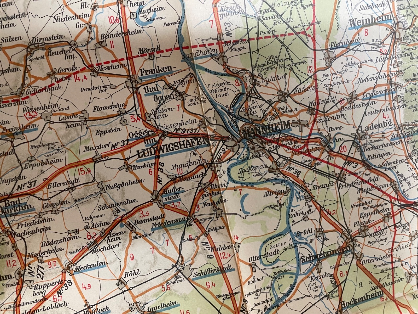 GERMAN WW2 ROAD MAP