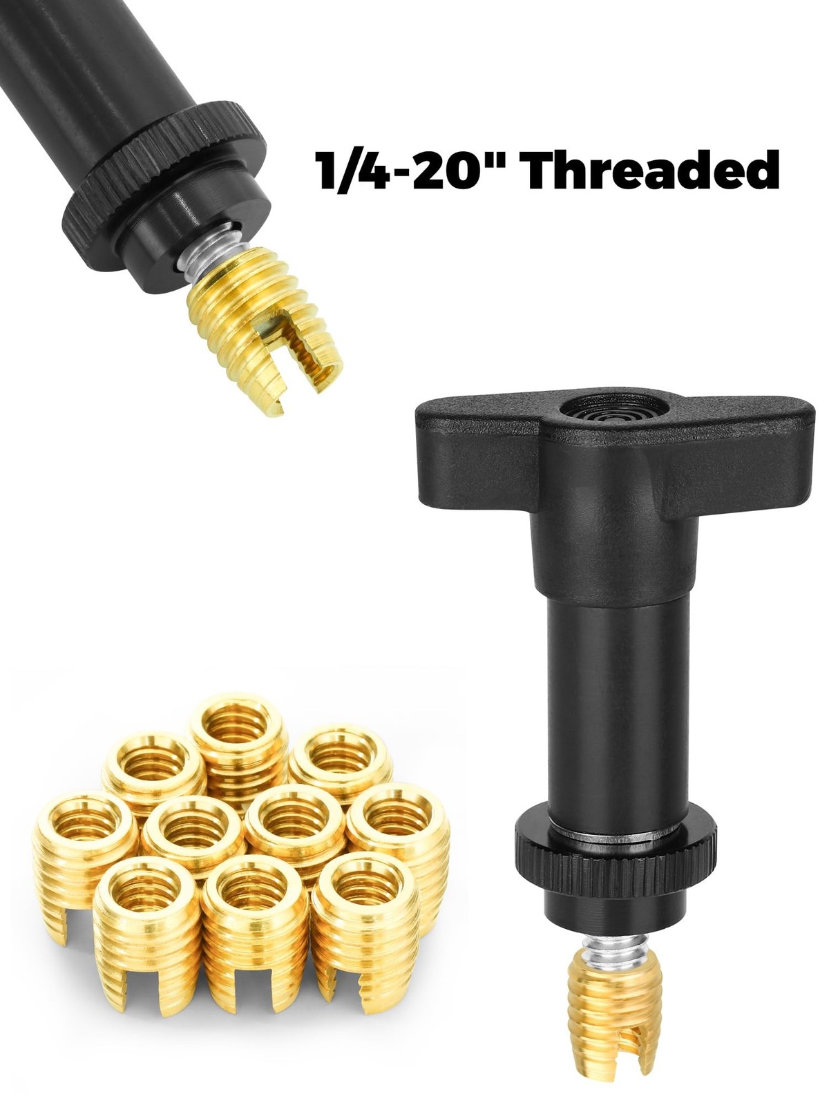 11Pcs Brass Batwing Inner Fairing Insert Bolt Repair Kit with Tool Compatible...