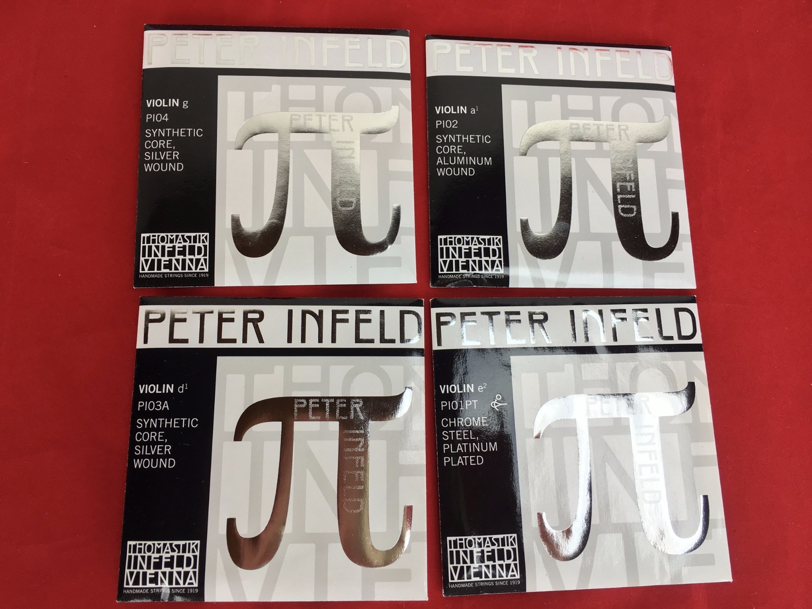 Thomastik Peter Infeld Violin String Set 4/4 with Platinum E