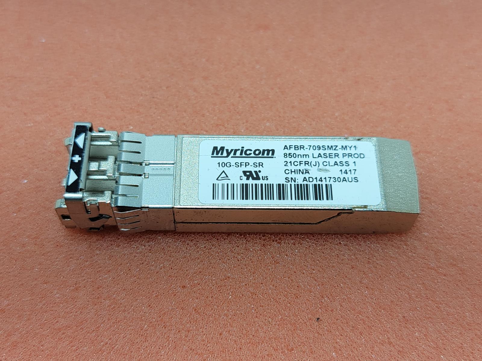 Lot of 10 USED MYRICOM AFBR-709SMZ-MY1 SKU 3267