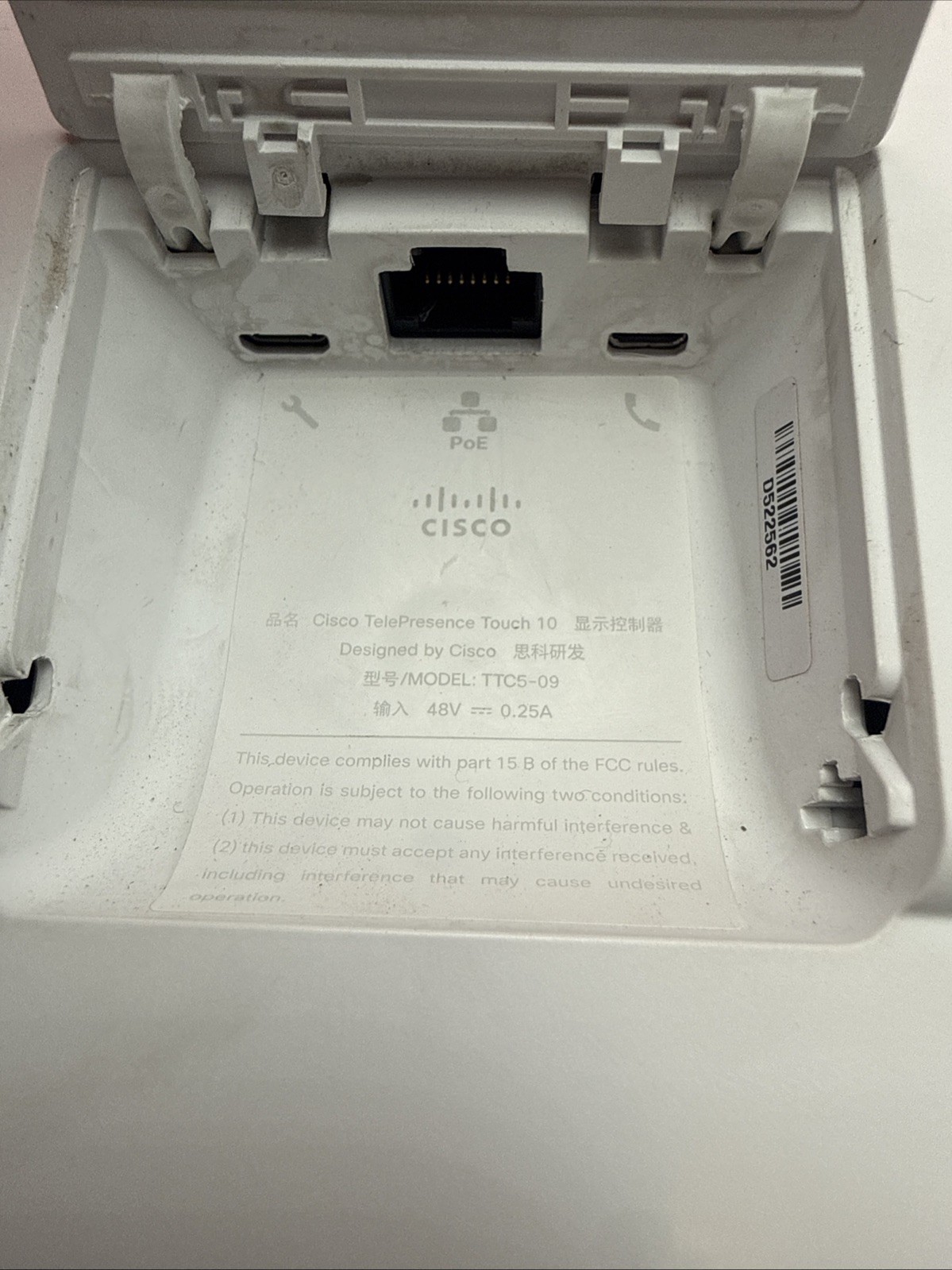 CISCO TELEPRESENCE TOUCH 10 CONTROL PANEL TTC5-09