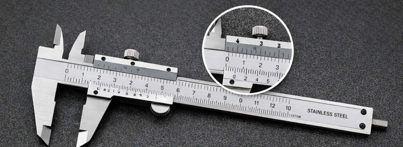 Japanese Vernier Caliper 150mm (6”) Stainless Steel – New – Made in Japan