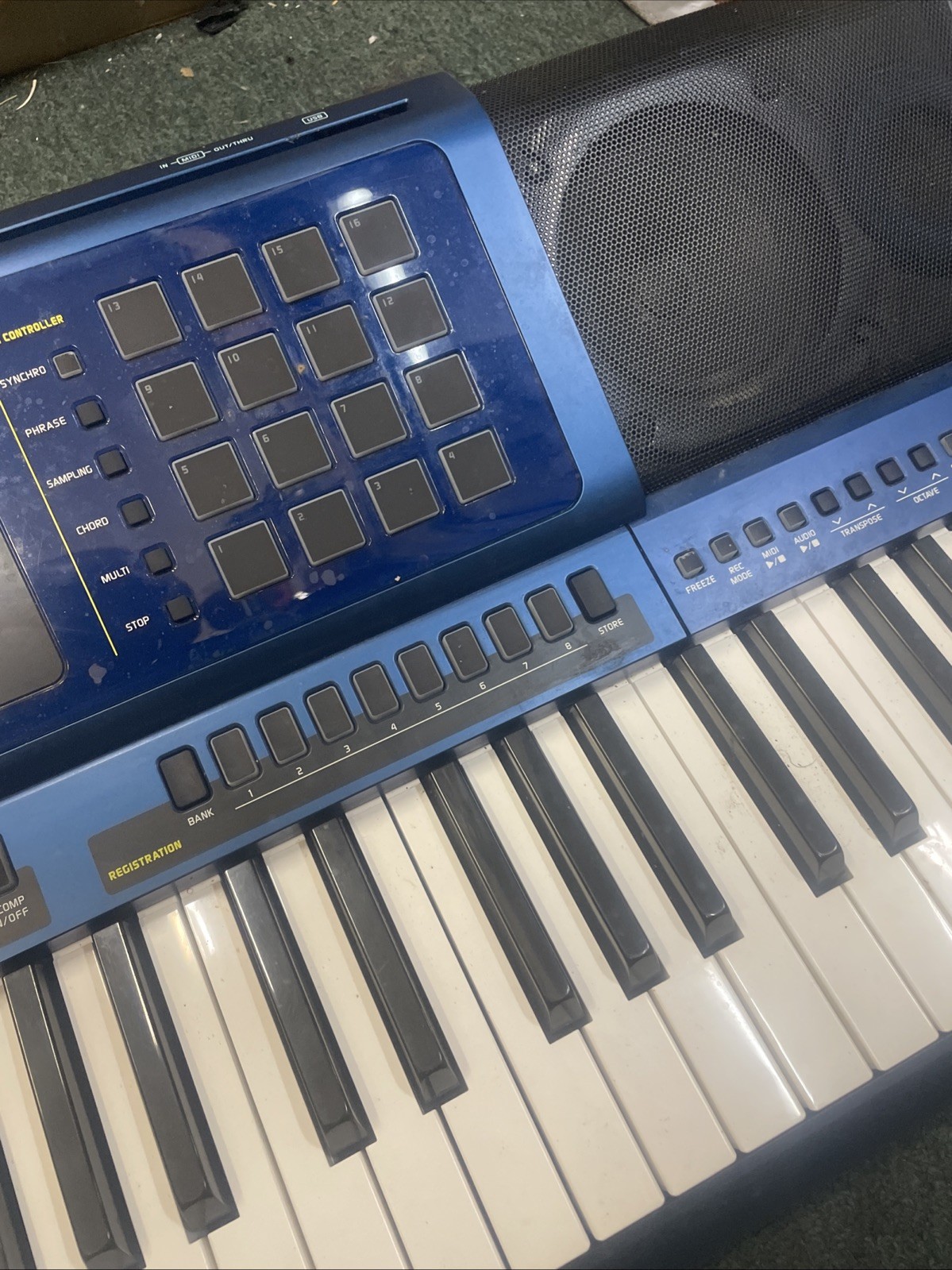 Casio MZ-X500 61-Key Workstation Keyboard Synth *Untested*