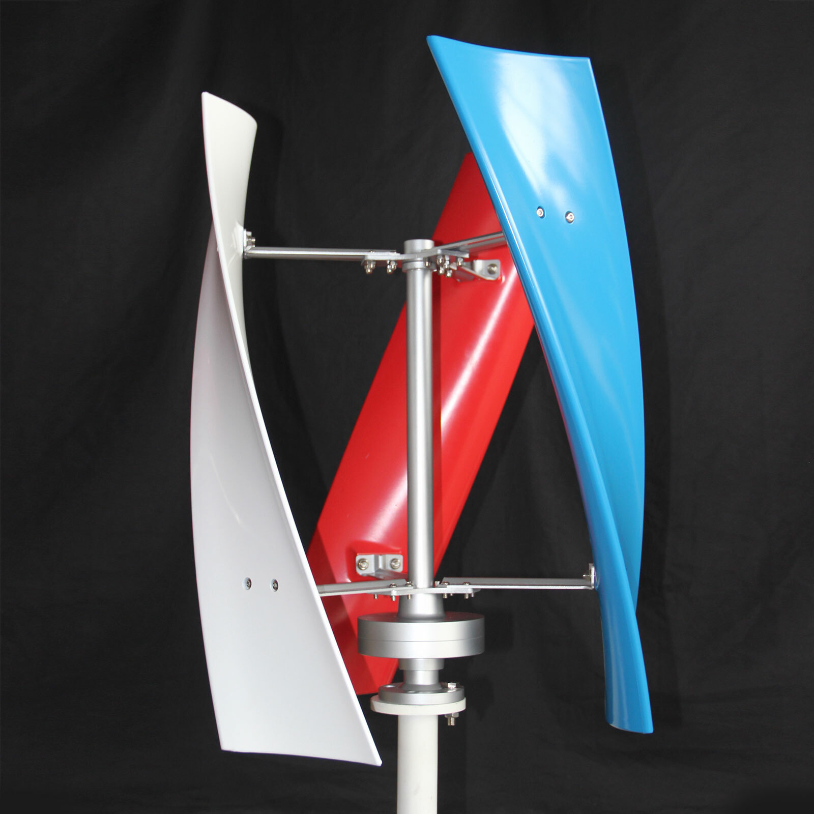 DC 3 Blades Helix Wind Turbine Generator Kit Vertical Axis Wind Power Controller