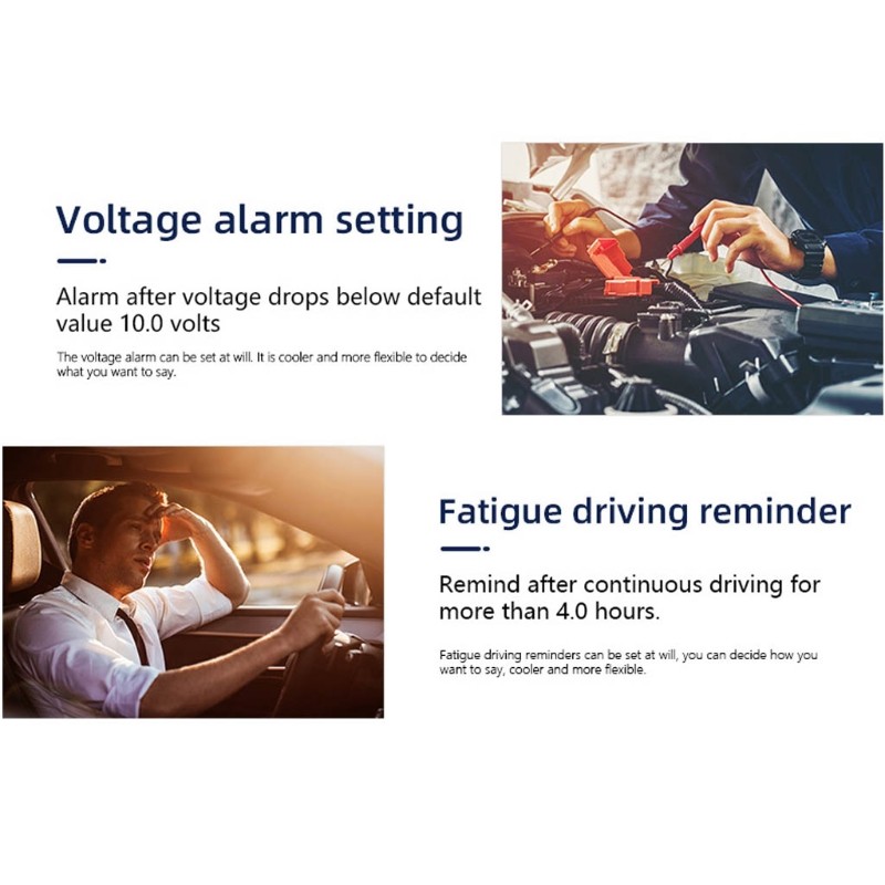 HUD Head-up Display Speedometer with Overspeed Alarm Direction Distance