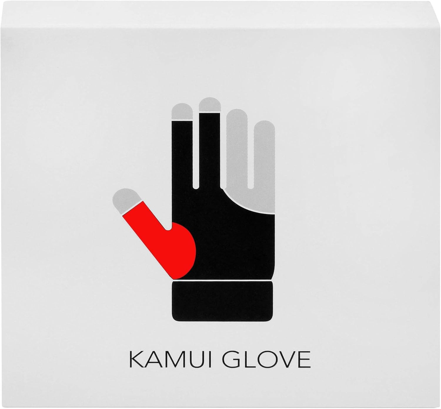 Billiard Glove - Quickdry - for Left Hand (Red, Small)