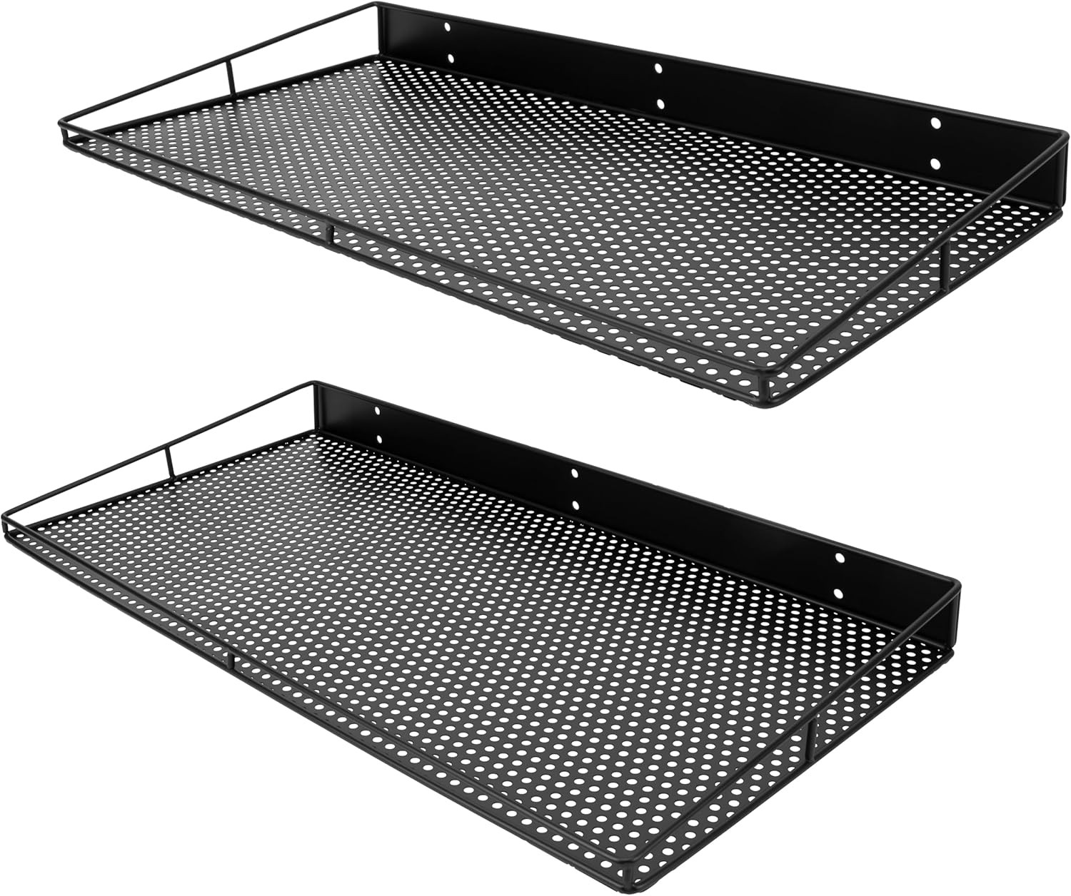 Heavy-Duty Wall Shelf, 2 Pack Garage Shelf, 23.5" X 12" Large Wall Mounted Shelv