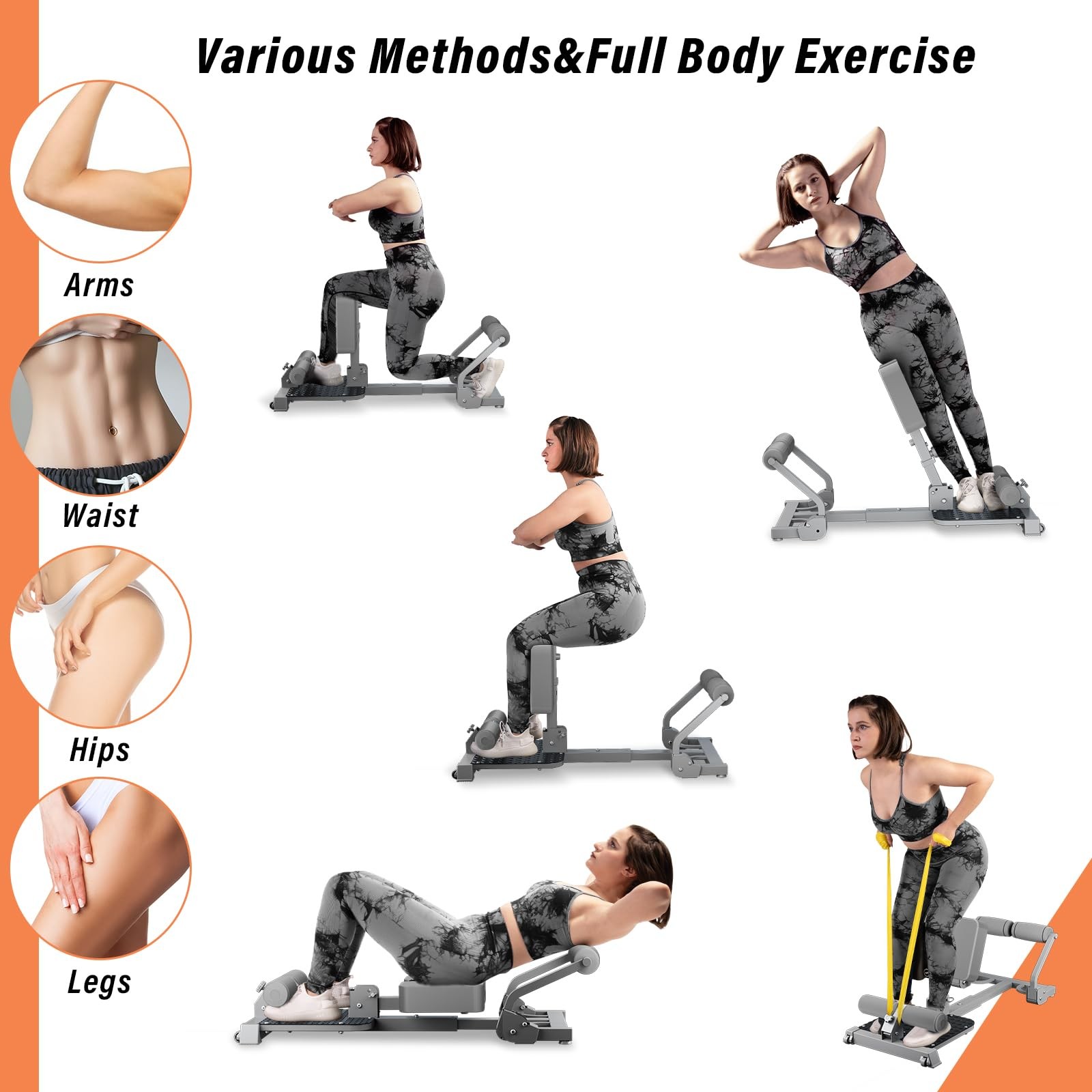 Squat Machine, Sissy Squat Machine Home for Deep Sissy Squats, Ab Workout Equ...