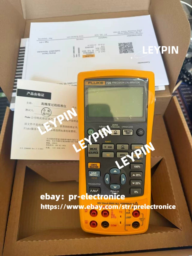 95%NewFluke 726 Multifunction Process Calibrator Calibrated /stock#pr