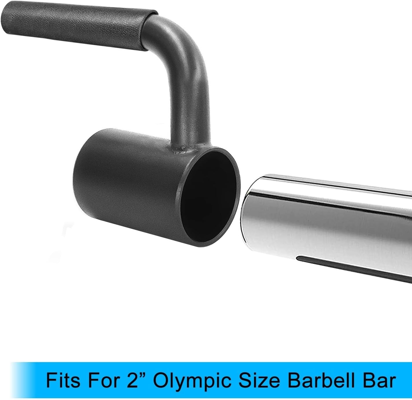 Landmine Attachments, Solid Steel Landmine Handle / T Bar Row Insert for Olym...