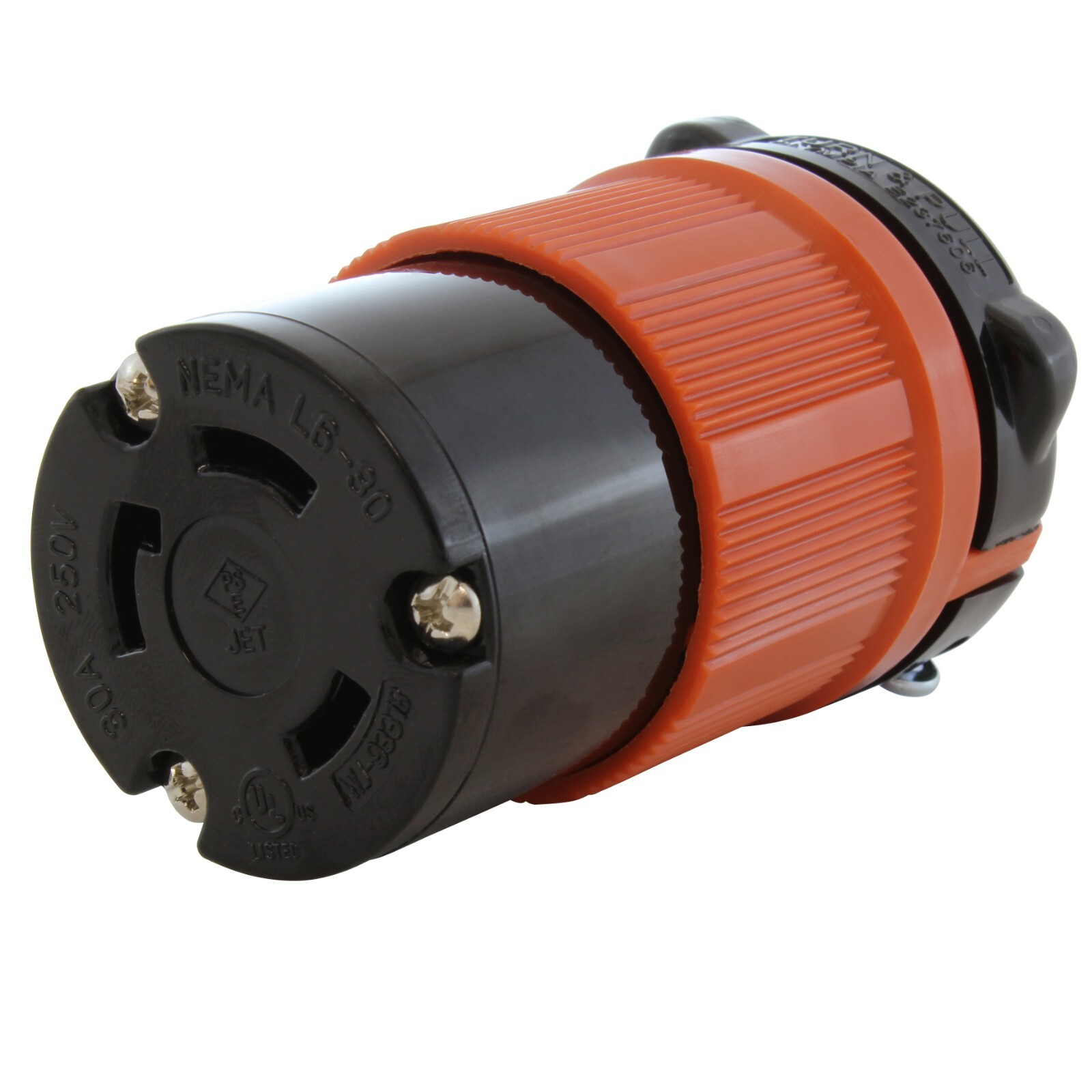 AC WORKS® NEMA L6-30R – 30A, 250V Locking Female Connector