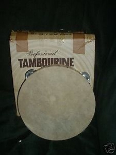 Professional Tambourine 10 inch Calf Head Single Row