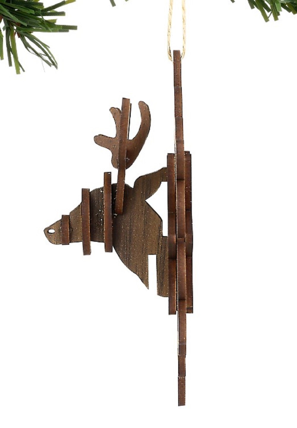 DEPT 56 FLOURISH "DEER HEAD ORNAMENT" LASER CUT #6004614 * NEW * FREE SHIPPING