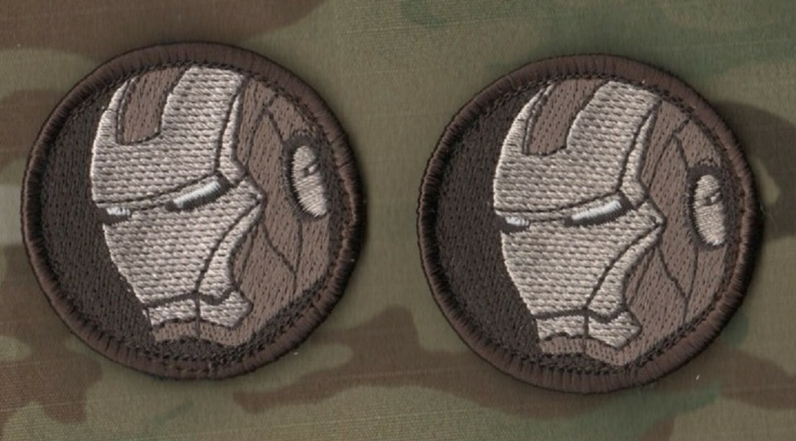 SYRIA-IRAQ DAESH WHACKER GREEN BERETS US ADVISERS SFG burdock 2" 2-TAB: IRON MAN