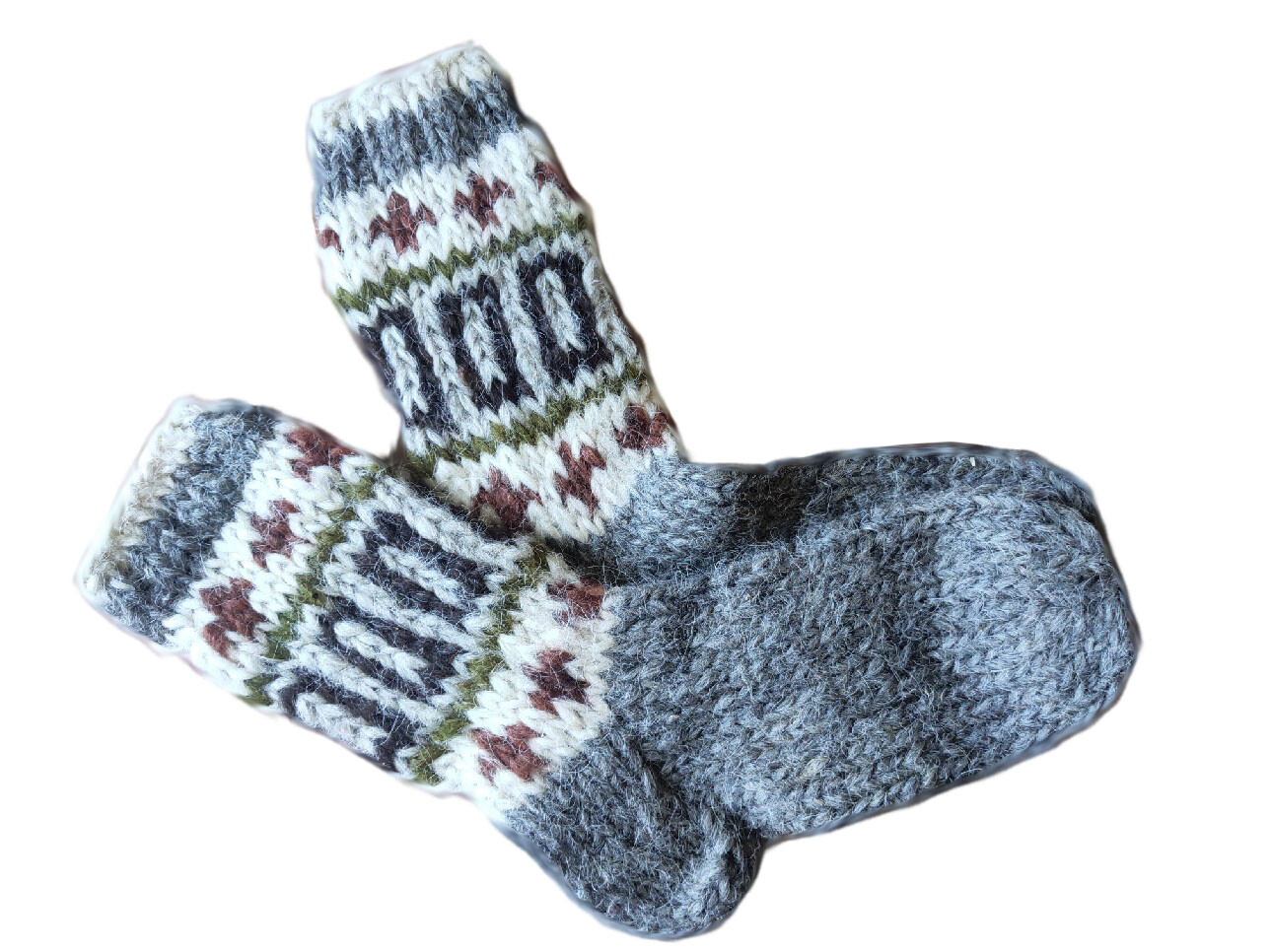 Unique Sheep's Wool Socks 100% Natural Warm Handmade Casual All Sizes New
