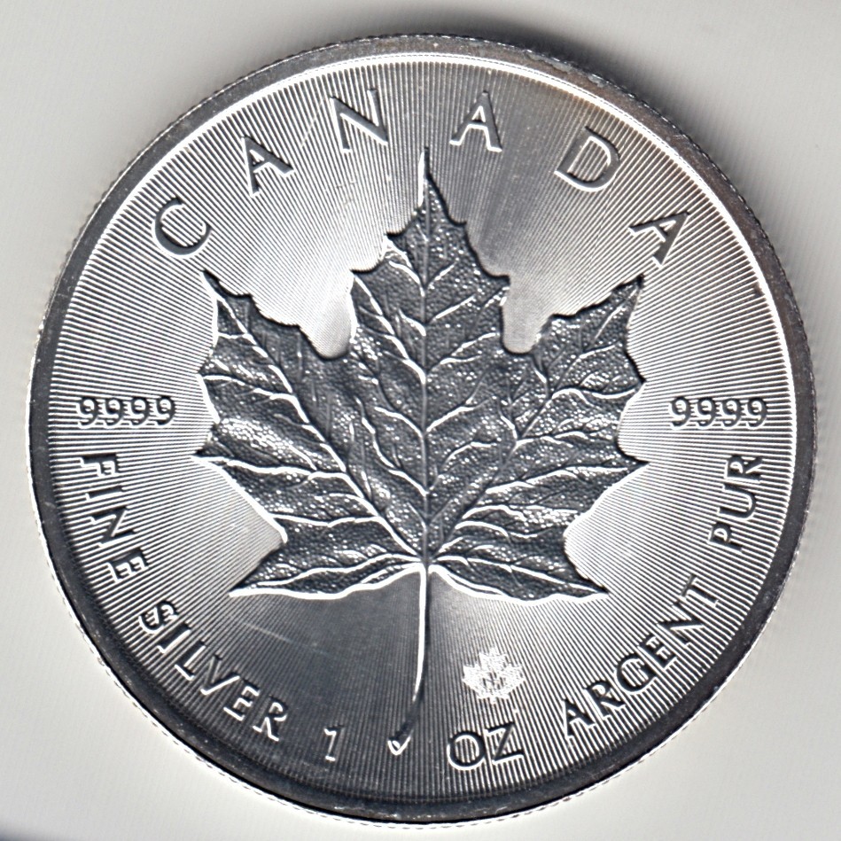 ***🍁🍁2017 $5 Canada 1 oz silver maple leaf 🍁🍁.9999 SILVER ***🍁🍁