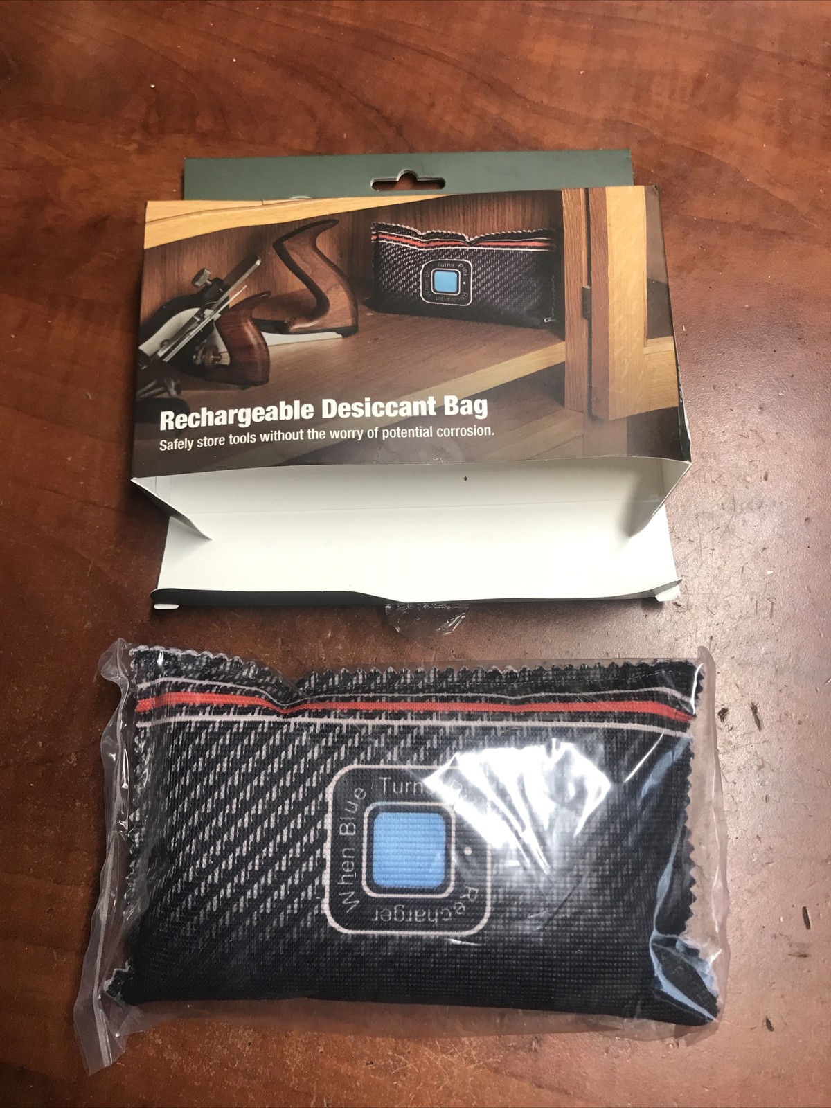 WOODRIVERRechargeable Desiccant BagItem #181501 Model JM-DCAC1 New Sealed Pack