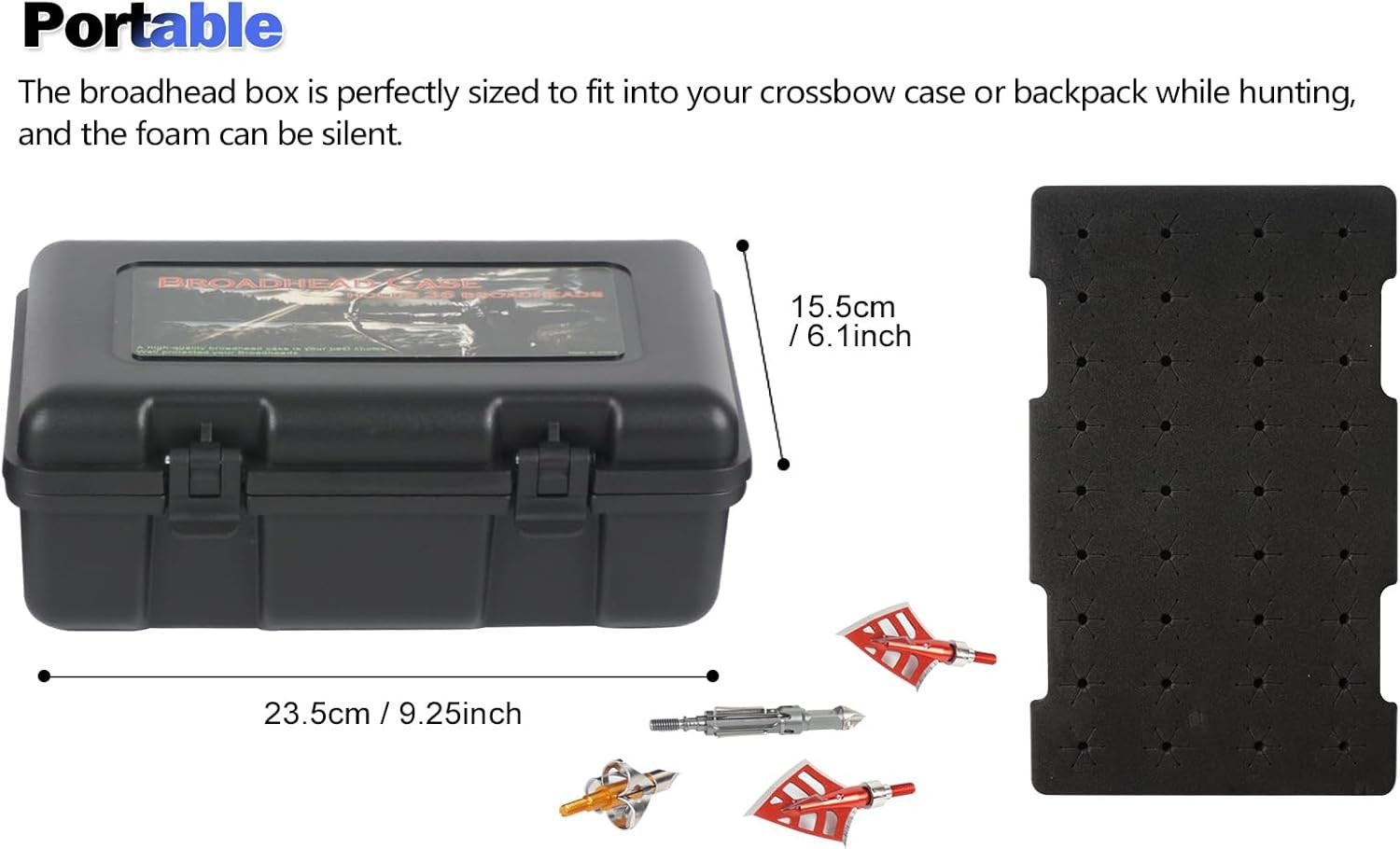 Broadhead Storage Case for Bow