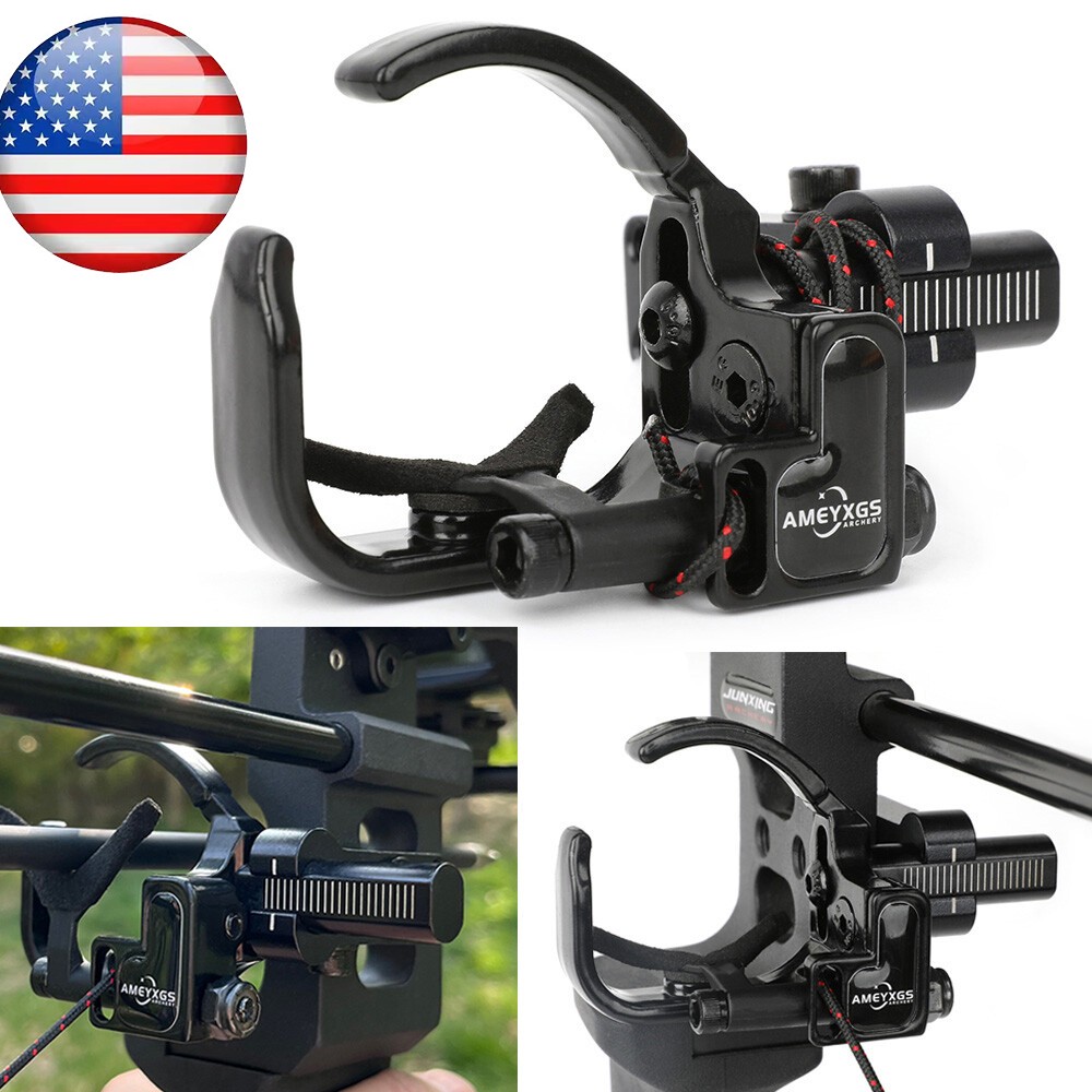 Archery Drop Away Arrow Rest Launcher Micro Adjustable Compound Bow Hunting