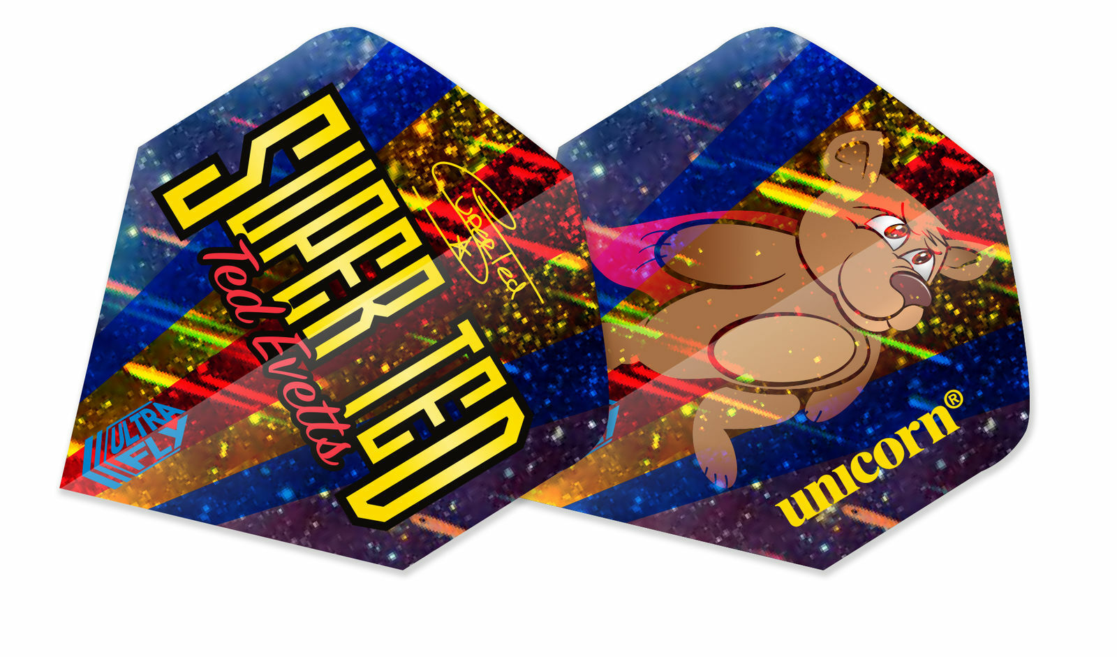 Unicorn Ted Evetts Ultrafly Big Wing Standard Dart Flights