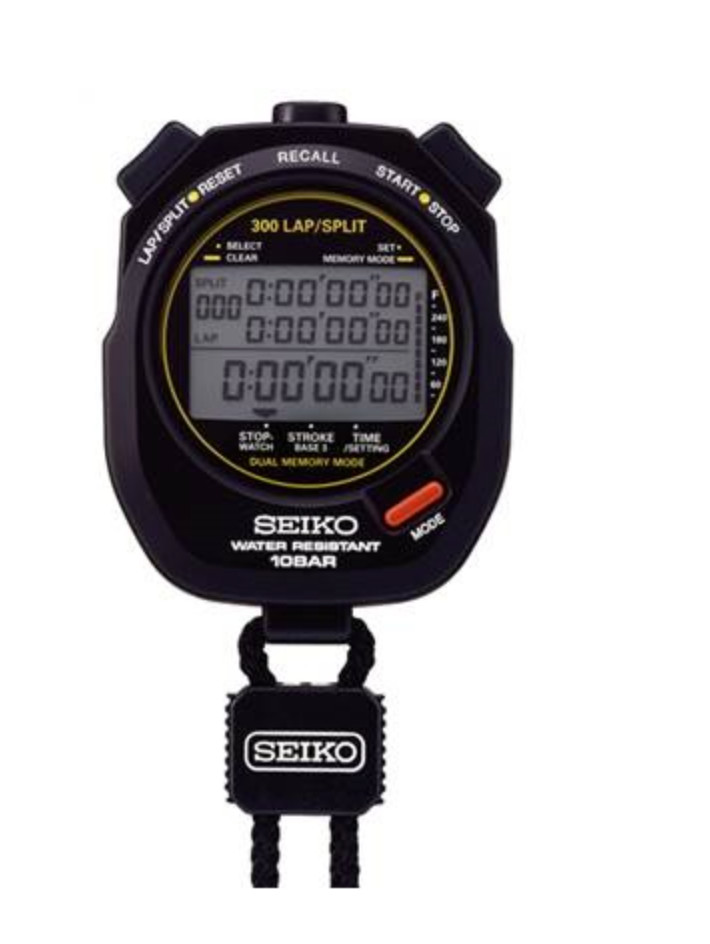 Seiko Stopwatch STOP WATCH Swimming Master SVAS009 black JP