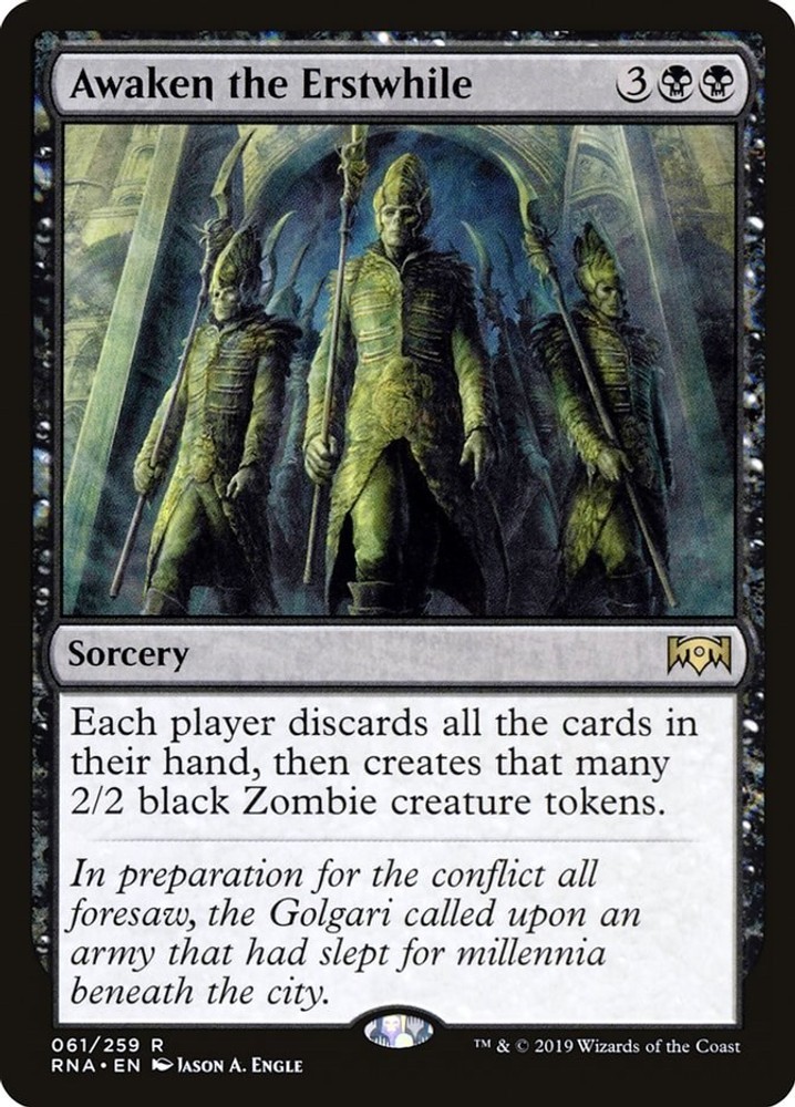 NM - Awaken the Erstwhile [RNA - 61] Ravnica Allegiance