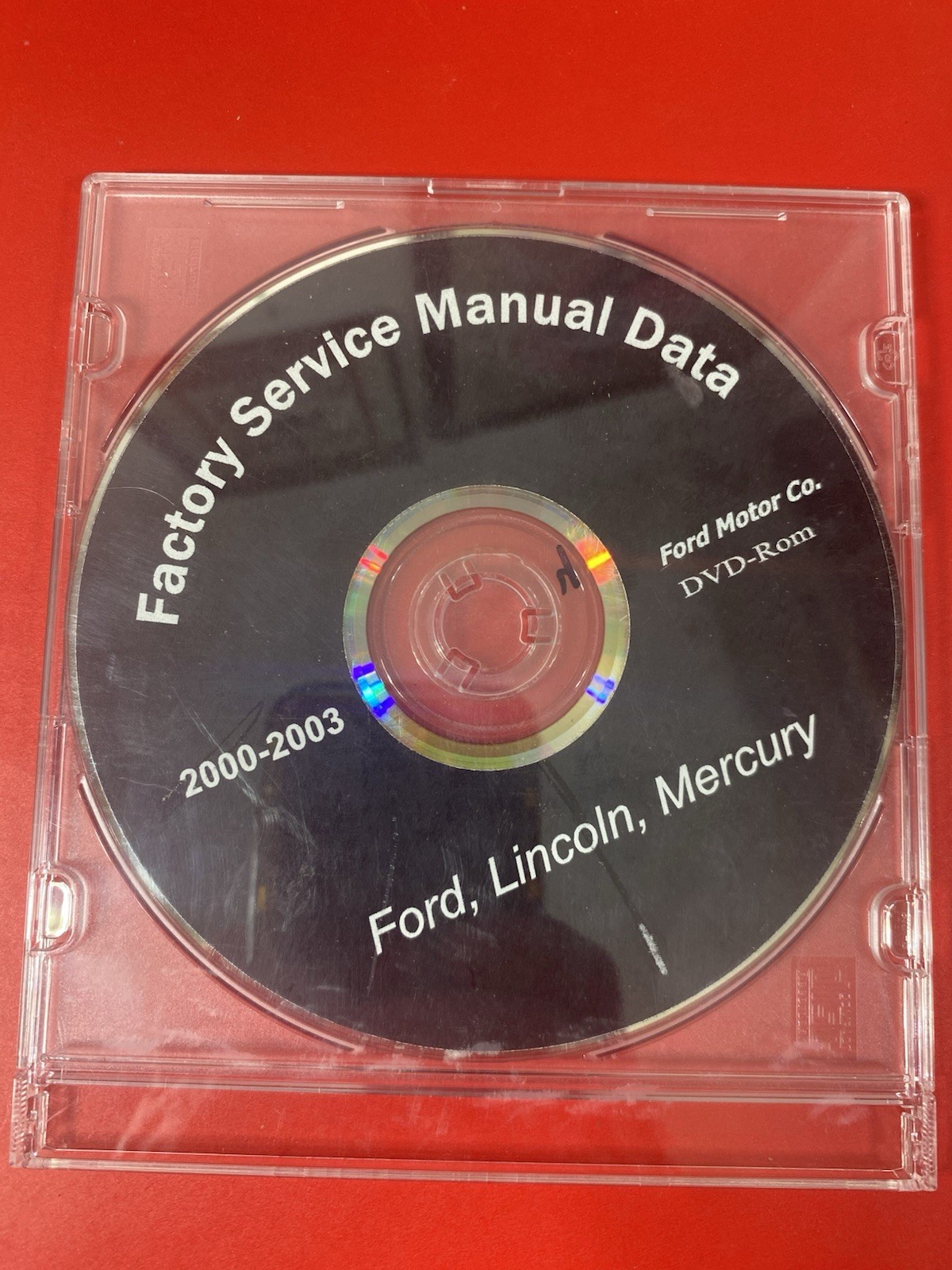 2000-2003 Ford Lincoln Mercury Factory Service Manual Data DVD