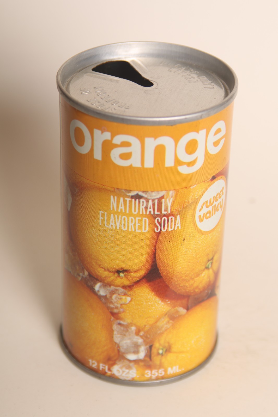 Sweet Valley Orange soda can - 12oz