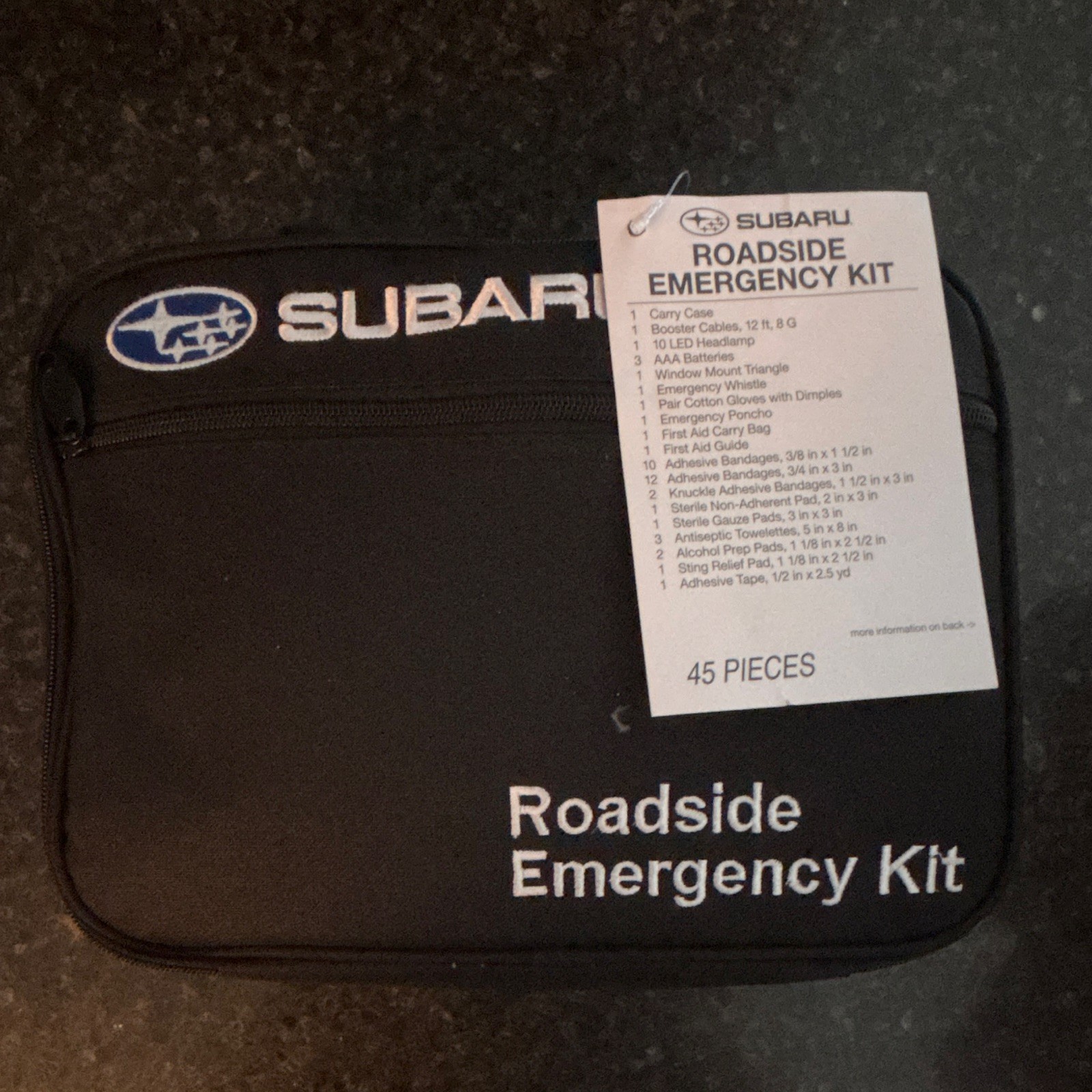 Subaru Roadside Emergency Kit Genuine OEM