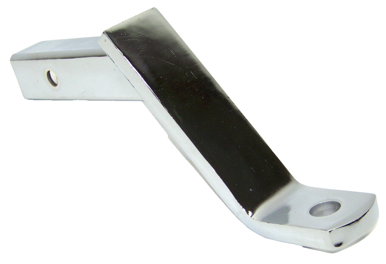 4" Drop Hitch Receiver Chrome Trailer Ball Mount for 2" Receiver 5000lb Tow New