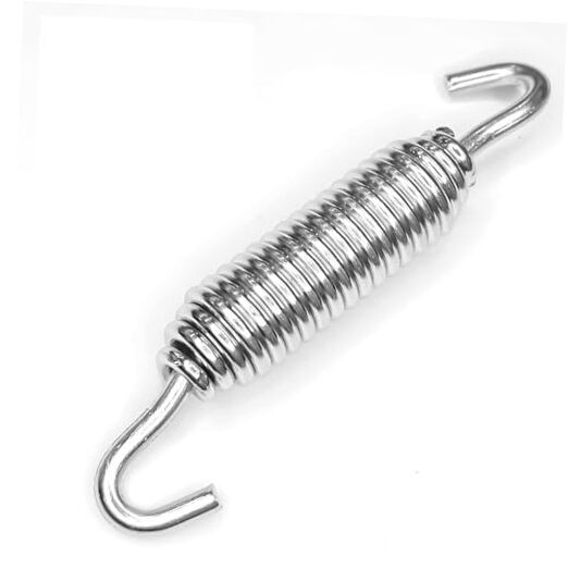 Harley Kickstand Spring, Chrome Steel Motorcycle Kickstand Spring, Silver