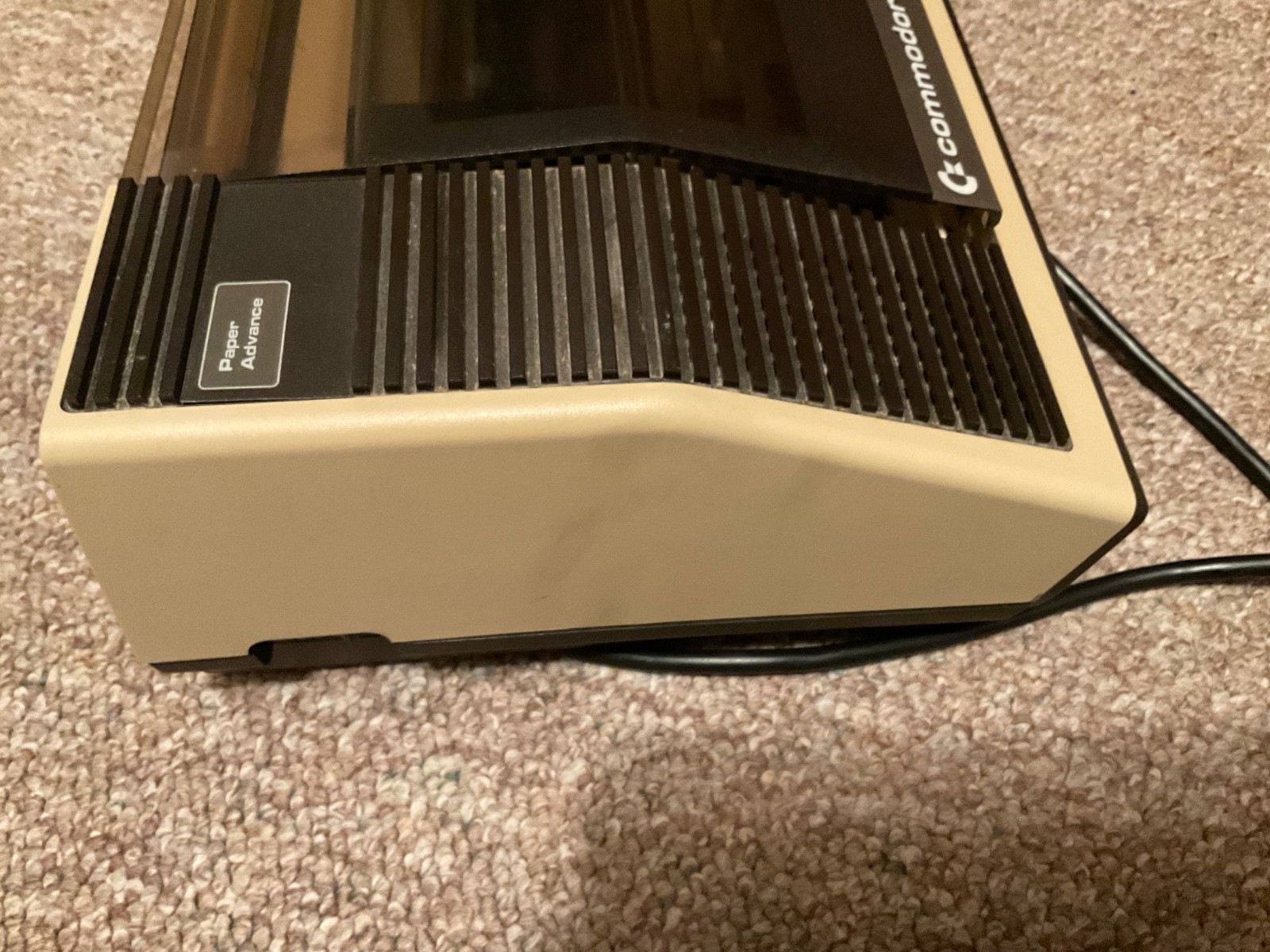 Commodore MPS801 Dot Matrix Printer - RARE - C64 Powers Up
