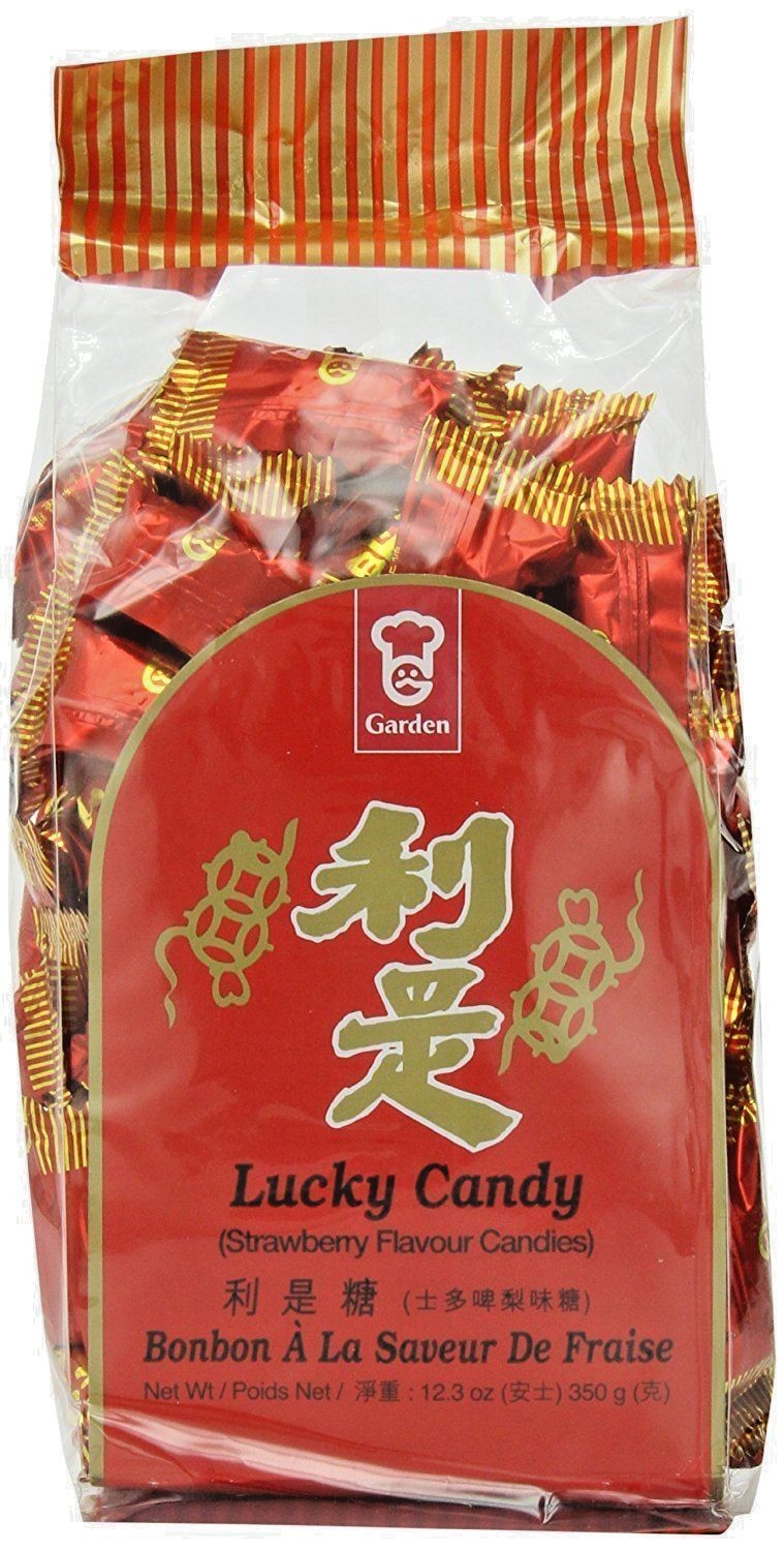 GARDEN Lucky Candy (利是糖) Strawberry Flavor 350g Best for Gifts, Party...