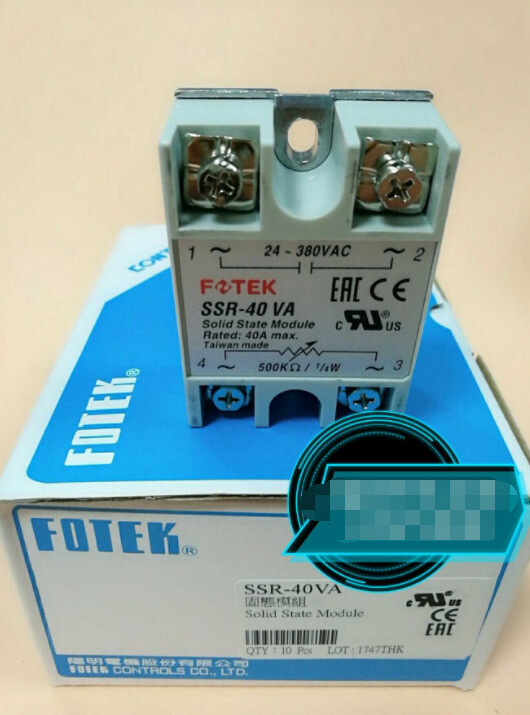 1PCS Fotek SSR-40VA SSR40VA Solid State Module -New #FOT