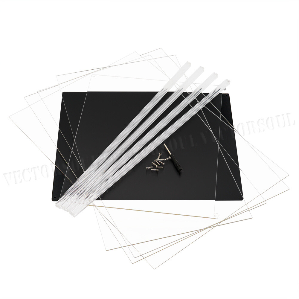 20" Large Acrylic Display Case Dustproof Clear Box Action Figures Self-Install