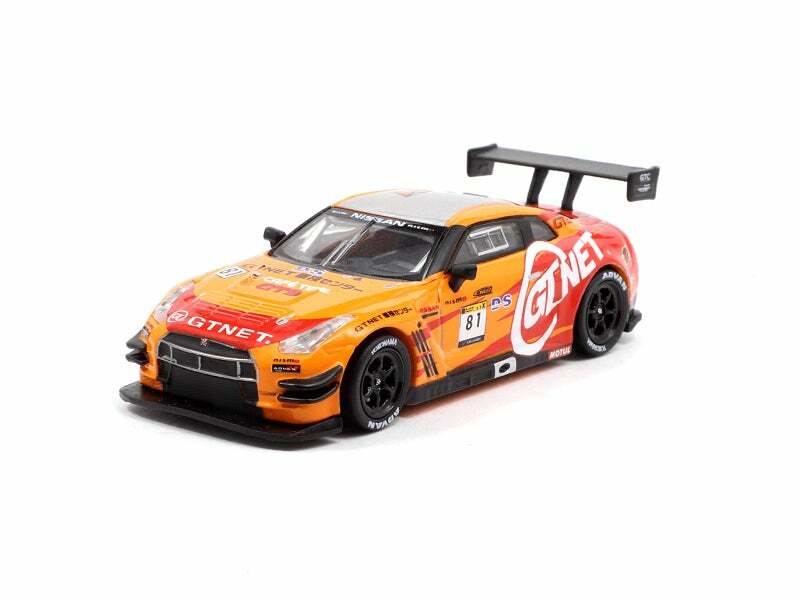 Nissan GT-R Nismo GT3 #81 GTNET Diecast 1:64 Model - Tarmac Works T64-005-14ST81