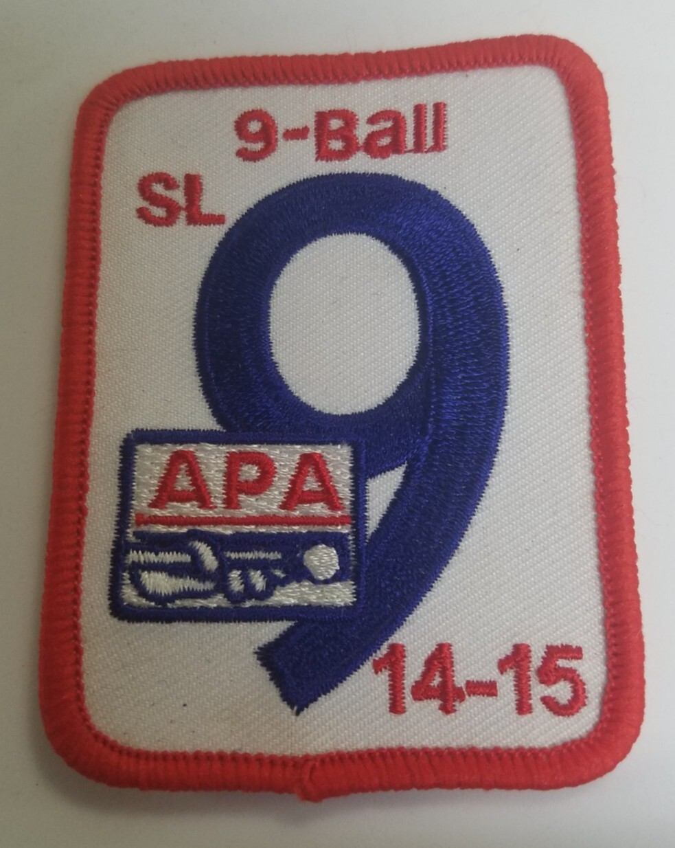 APA 2014 & 2015 SL 9 Patch , American Pool Players Association League  