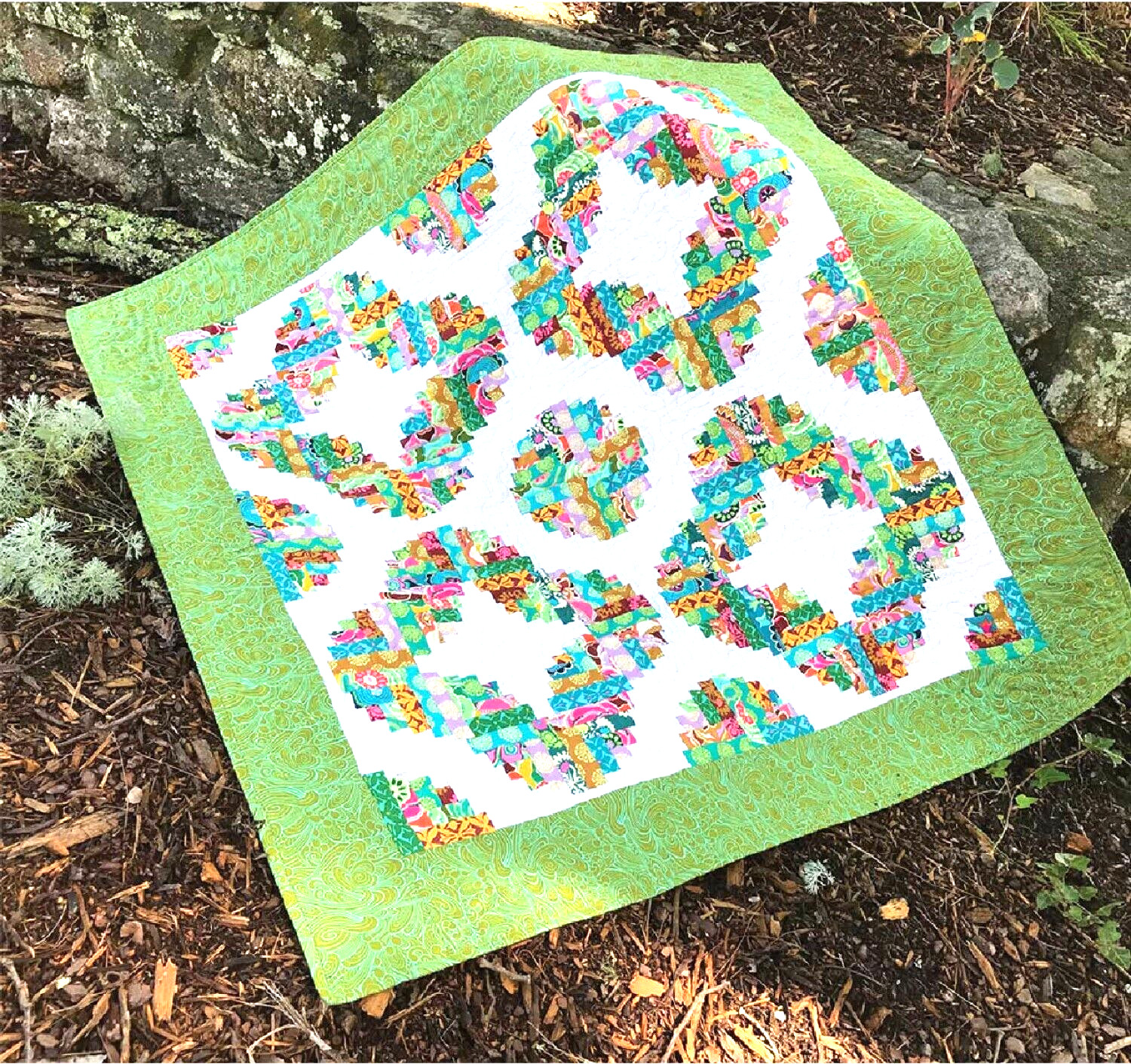 Cut Loose Press Circles Of Love Quilt Pattern Project Sheet by Jean Ann Wright