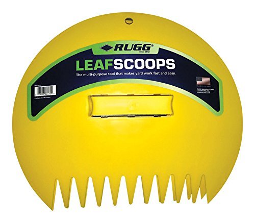 Pair of Leaf Scoops Hand Rake Yard Cleanup Mulch Spreading Paddles - USA MADE